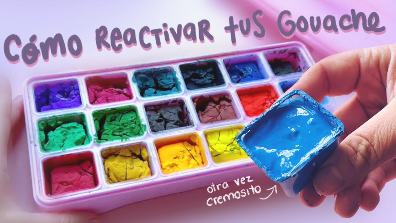 CÓMO HACER QUE TUS GOUACHE QUEDEN COMO NUEVOS 🎨 HIMI MIYA GOUACHE