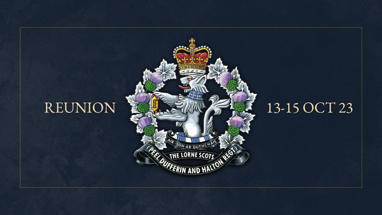 The Lorne Scots (Peel, Dufferin and Halton Regiment) Presentation of New Colours Parade - 14 Oct 23