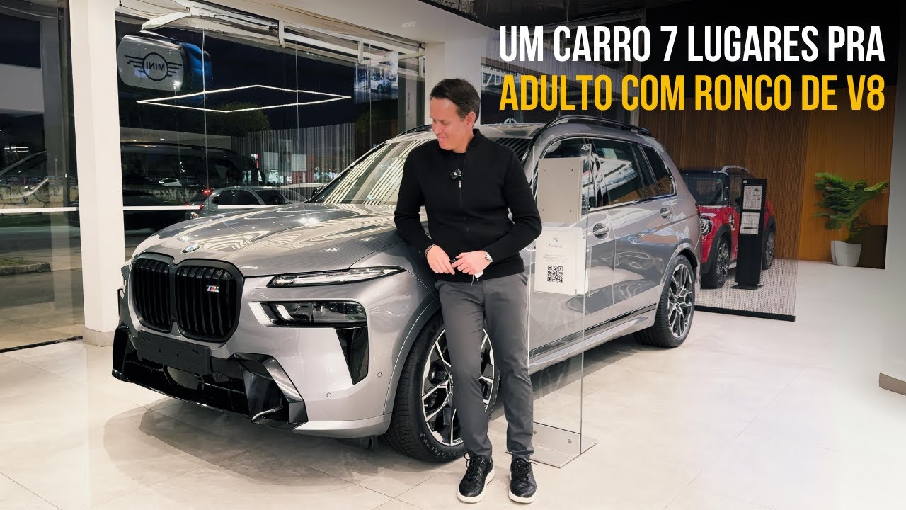 Nova BMW X7. Um carro de 7 lugares para adultos e com ronco de V8!