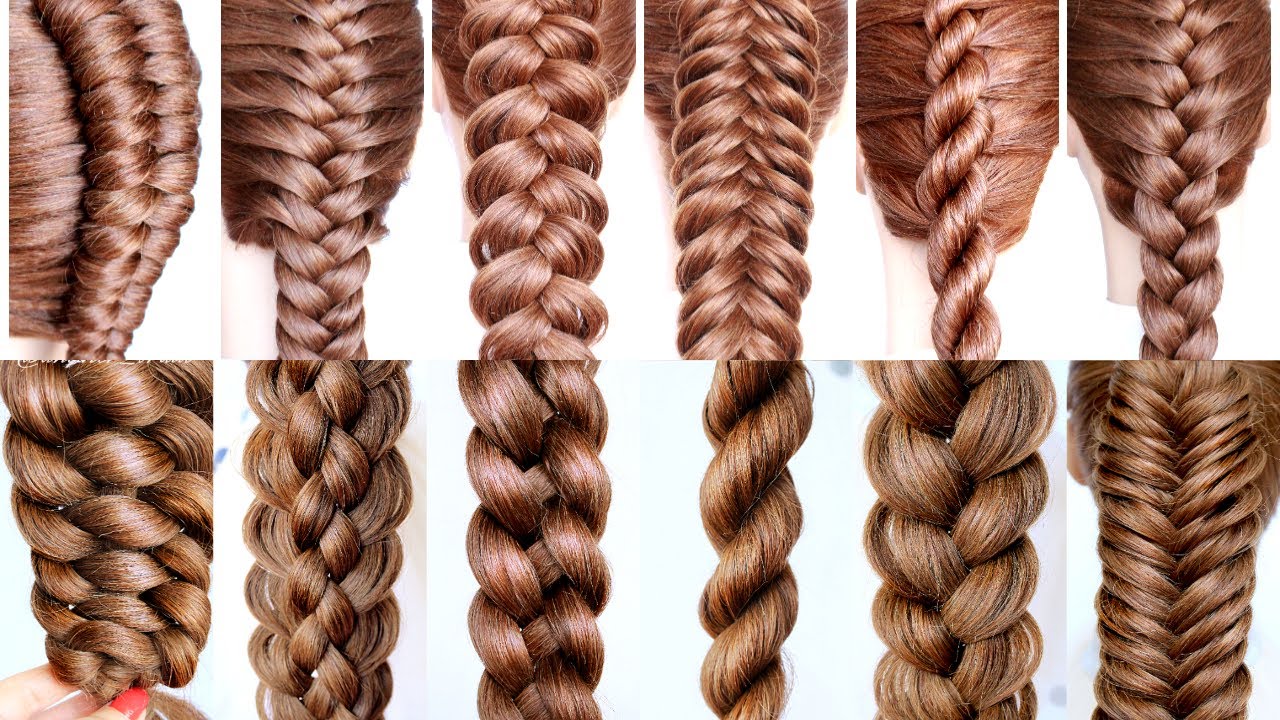 😱 12 Basic Braids for Beginners 😍 by Another Braid