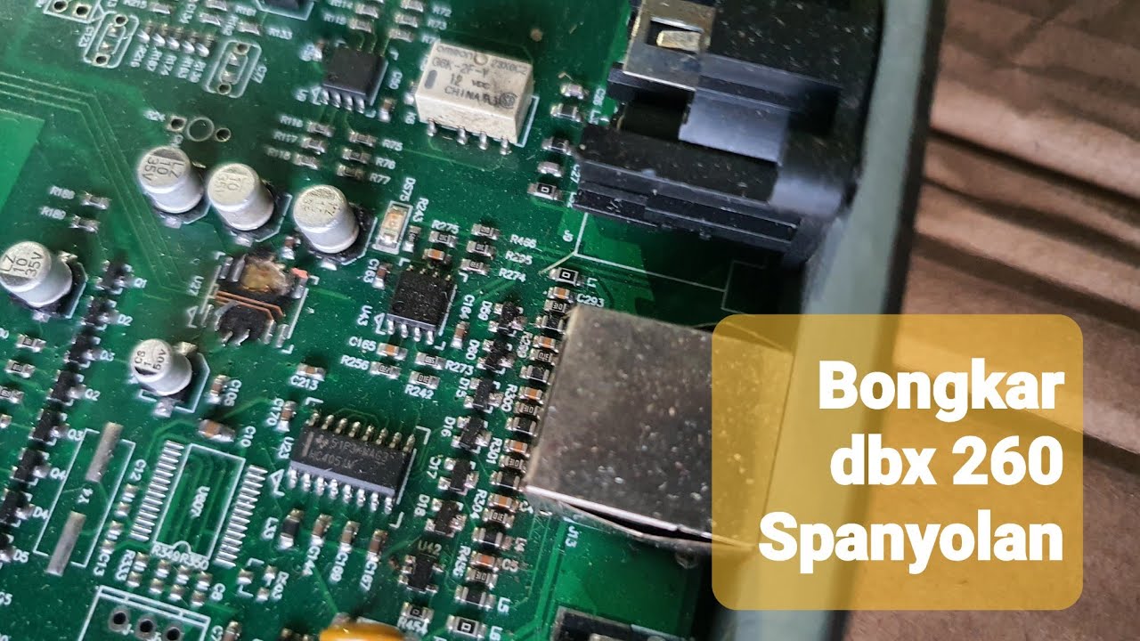 Membandingkan Dua Isi dbx 260 Spanyolan