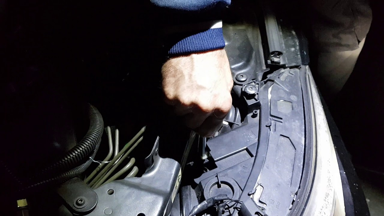 ręczna regulacja świateł BMW E60