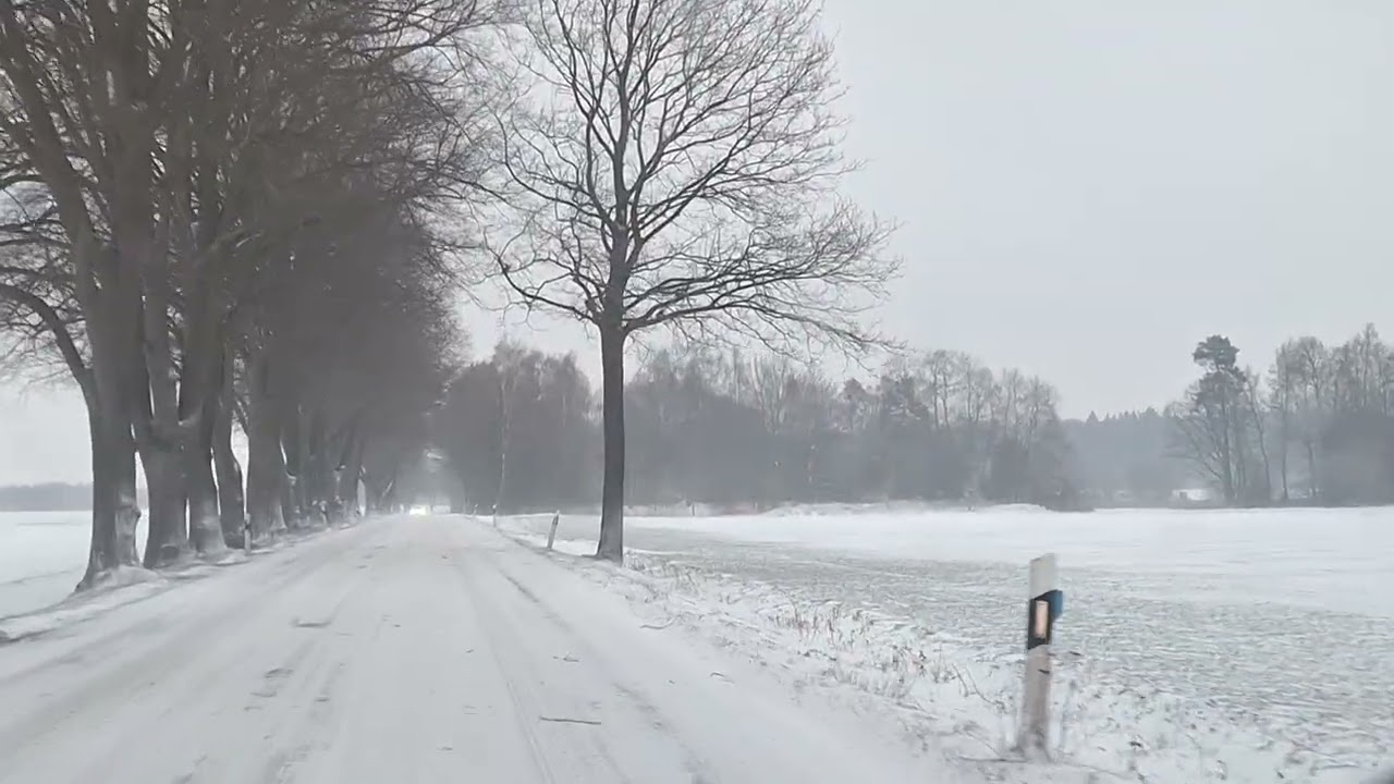 Schneesturm in Niedersachsen Bassum 09.01.2026 