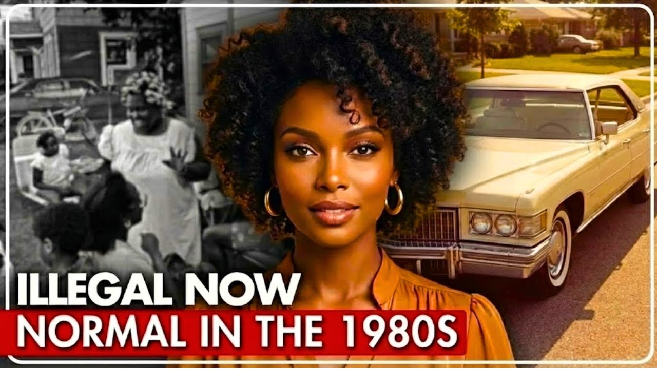ILLEGAL NOW, But NORMAL in Black Neighborhoods in the 1980’s