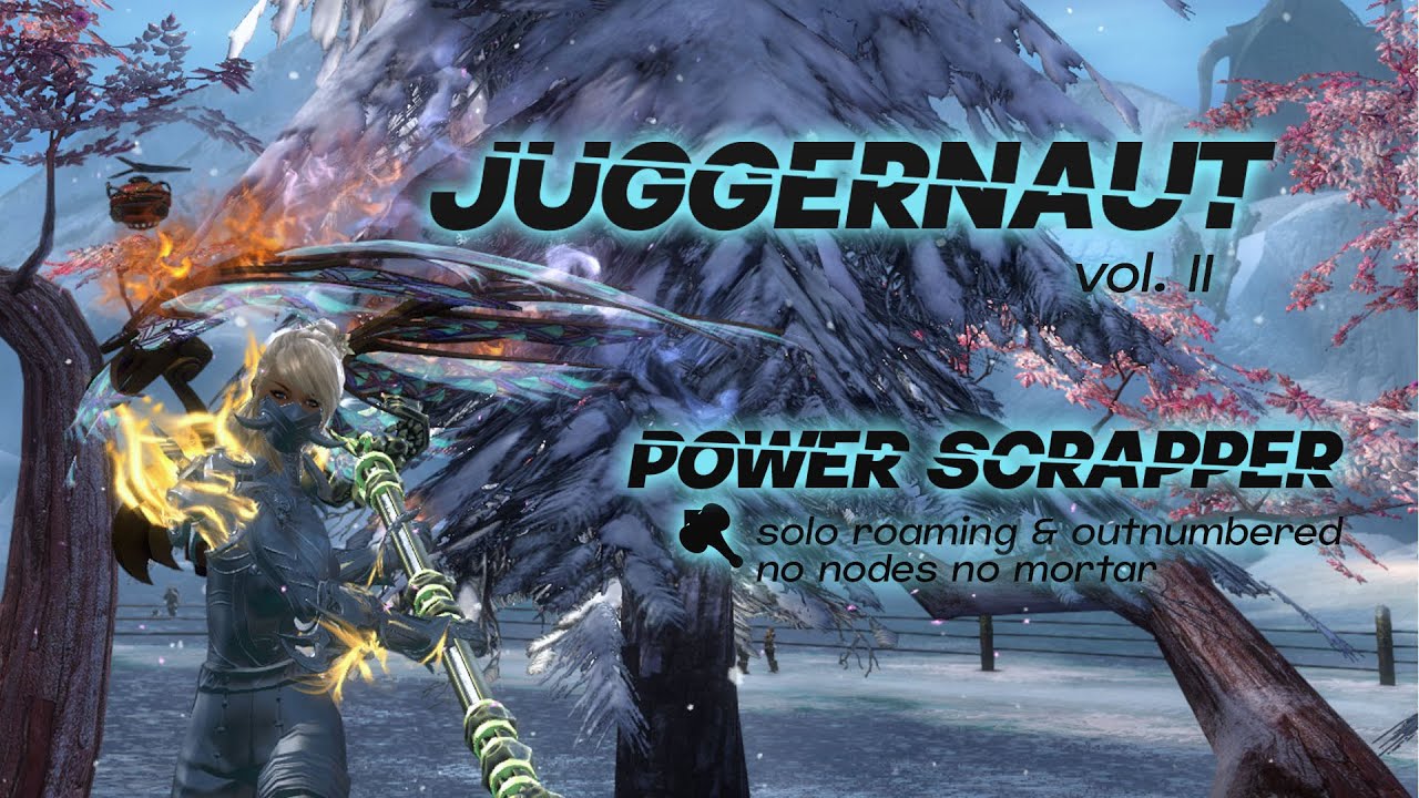 Guild Wars 2 WvW - JUGGERNAUT vol. 2 - Power Scrapper solo roaming & outnumbered montage