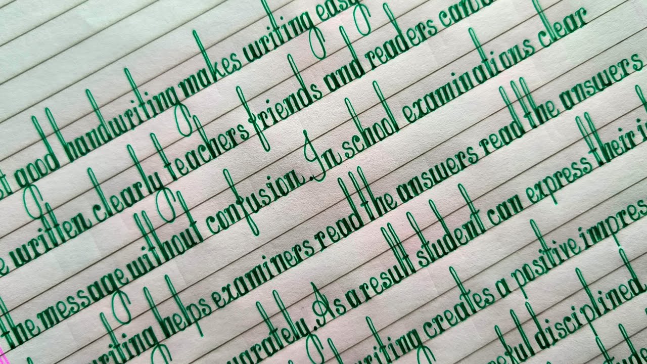 How to get good handwriting in English | English good handwriting practice | English handwriting