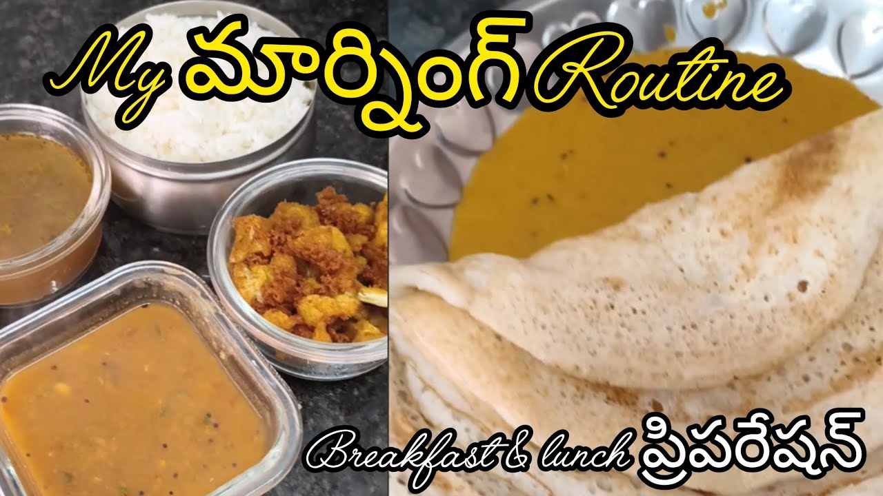 Daily morning routine 🌅#napasurekha0411 #trendingshorts #breakfast #luncg#dosa#coliflower #pappu