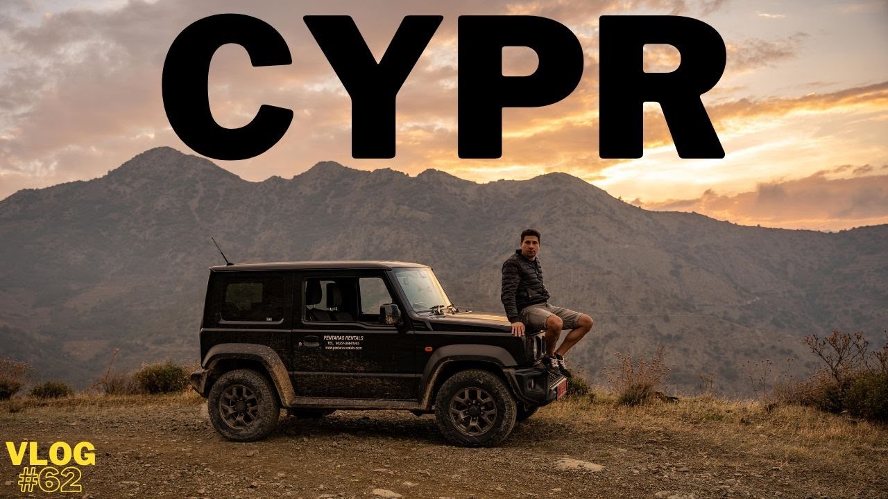V#62 CYPR ZIMĄ | WYPRAWA TERENÓWKĄ Z WYPOŻYCZALNI Cyprus in off-road Suzuki Jimny rental car ENG SUB