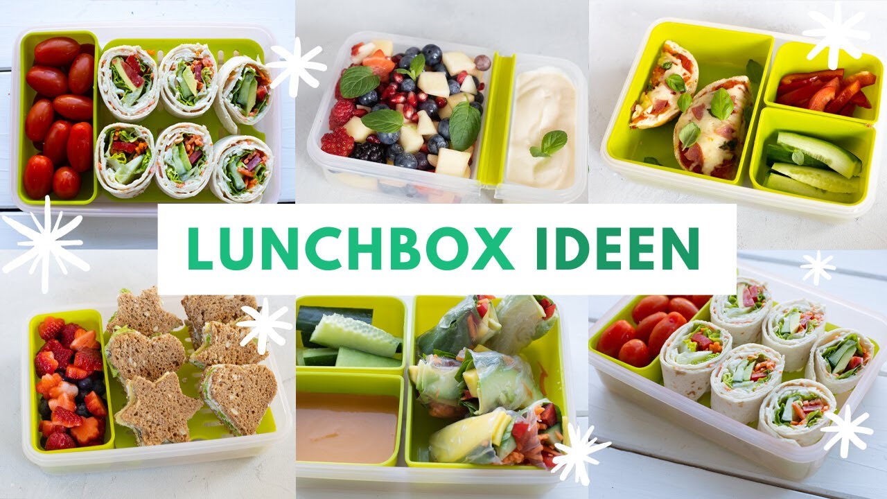 Back to School/ Uni: 5 mega leckere Rezepte für die Brotdose | Lunchbox -Ideen fürs Frühstück/Snacks