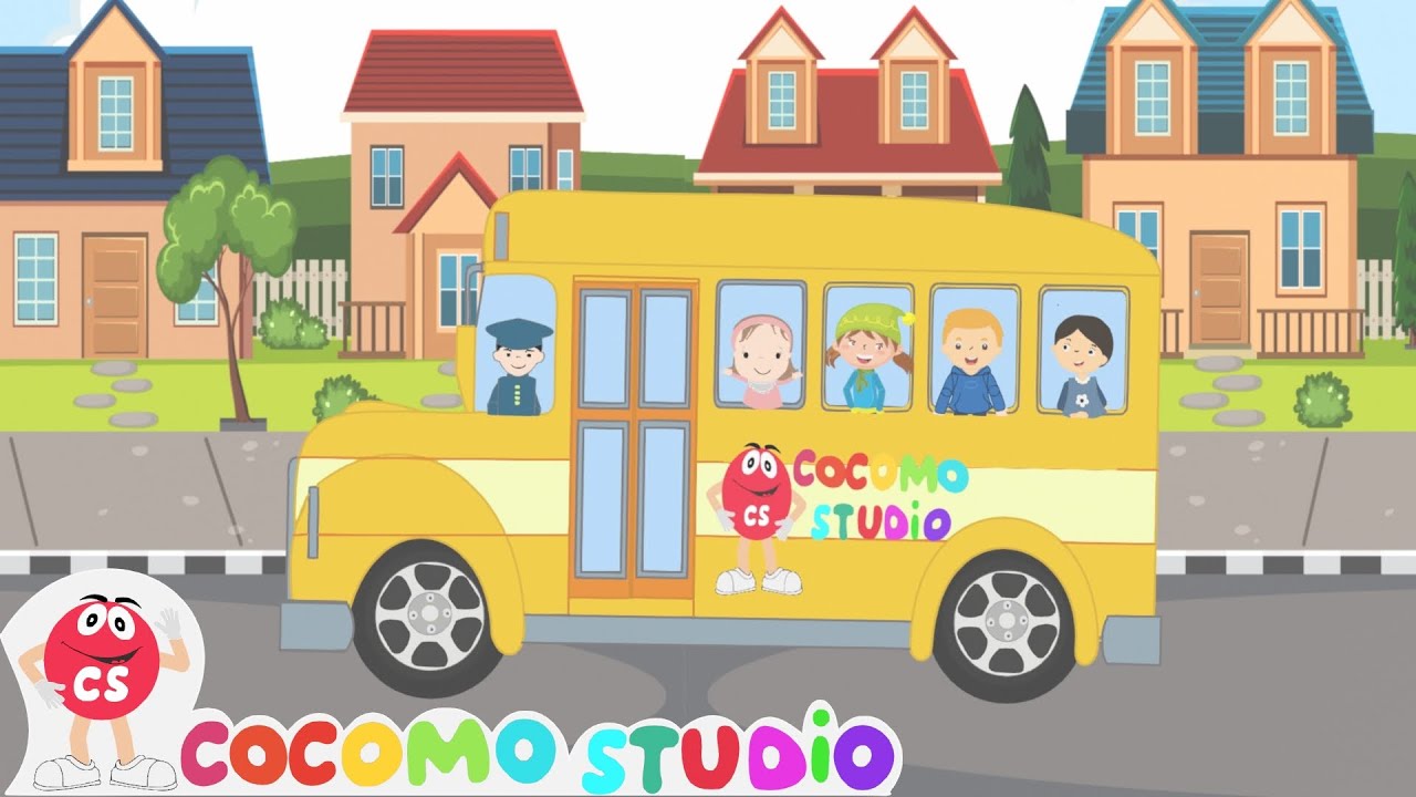 Wheels on the Bus + more Nursery Rhymes and Kids Songs - Cocomo Studio