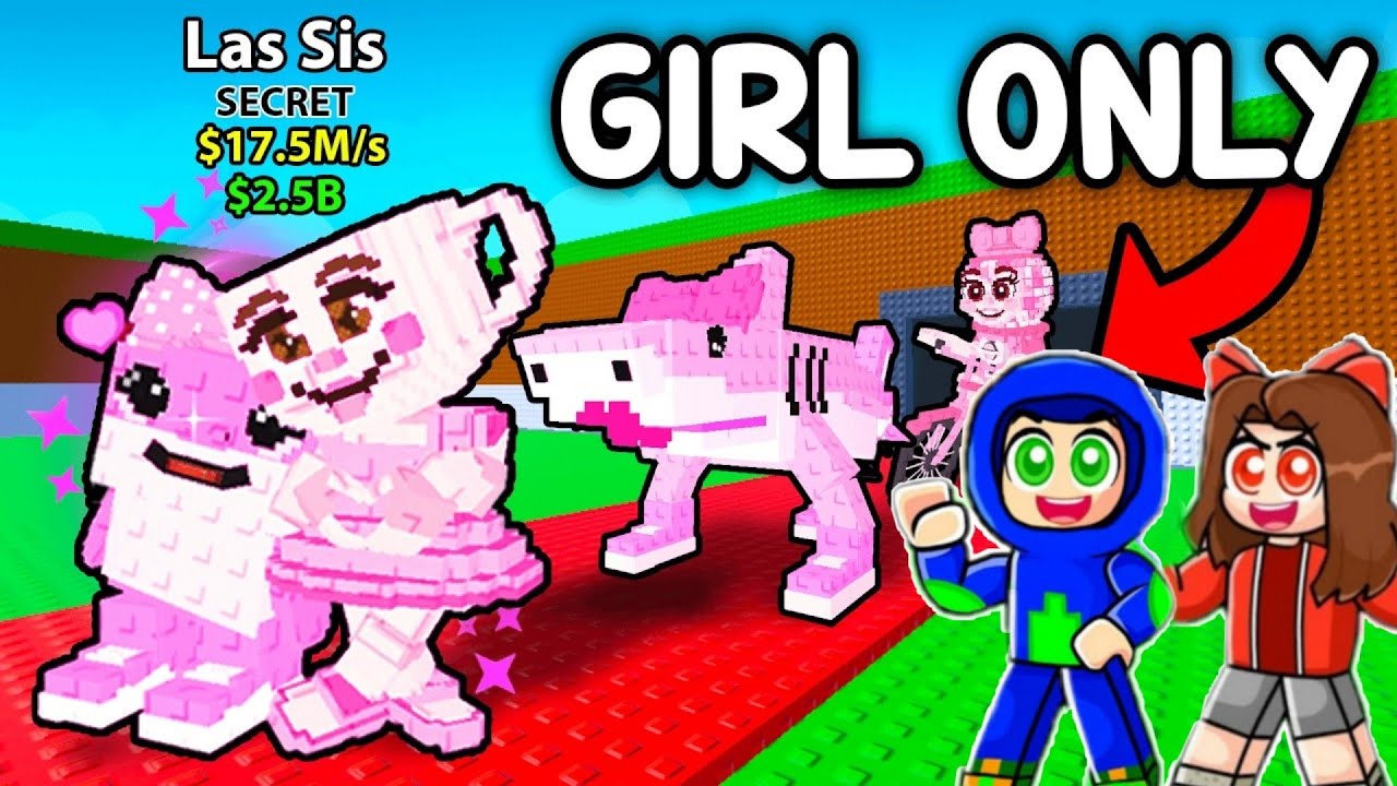 Ayush and Ekta Plays GIRL ONLY Brainrot in Steal A BRAINROT Roblox!!
