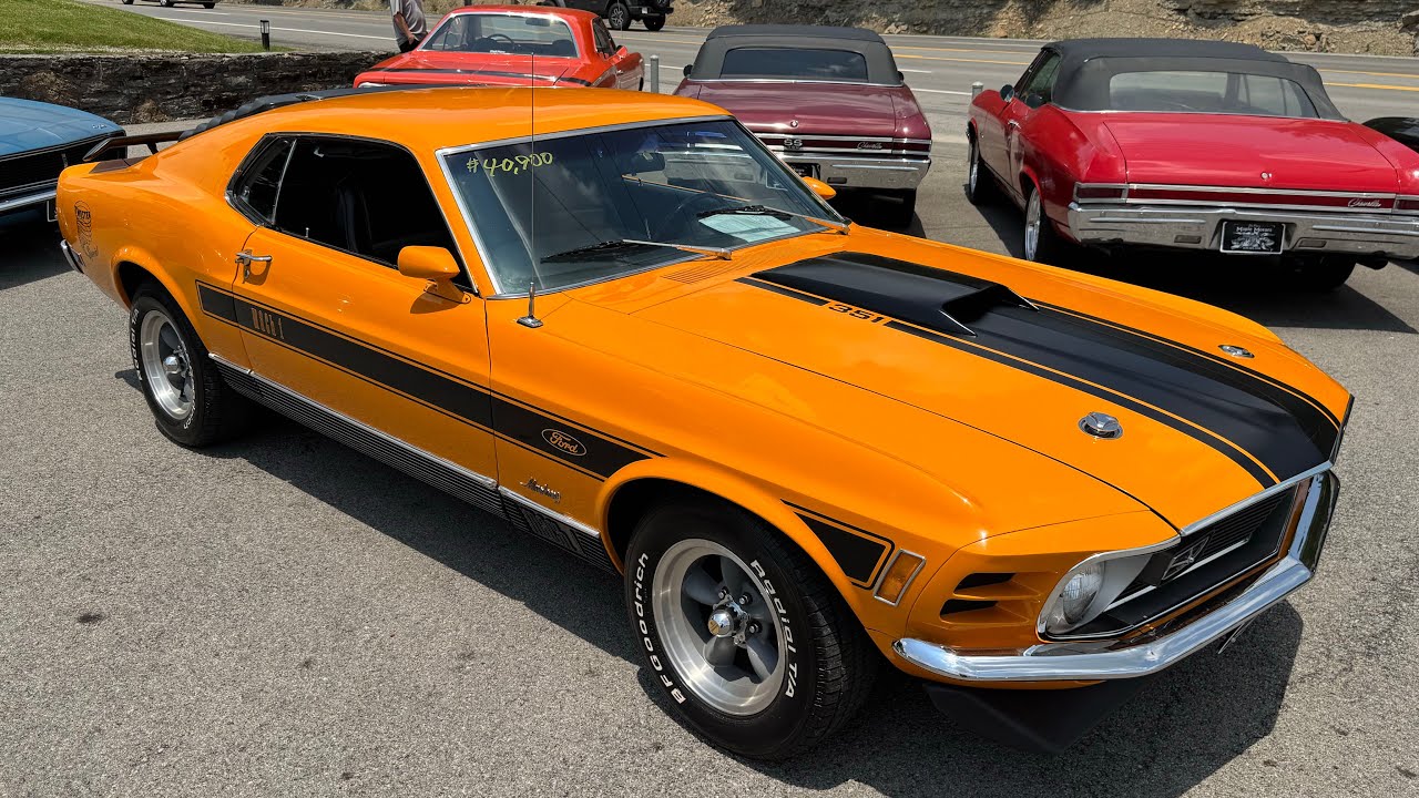 Test Drive 1970 Ford Mach 1 Mustang Fastback SOLD $40,900 Maple Motors #3104