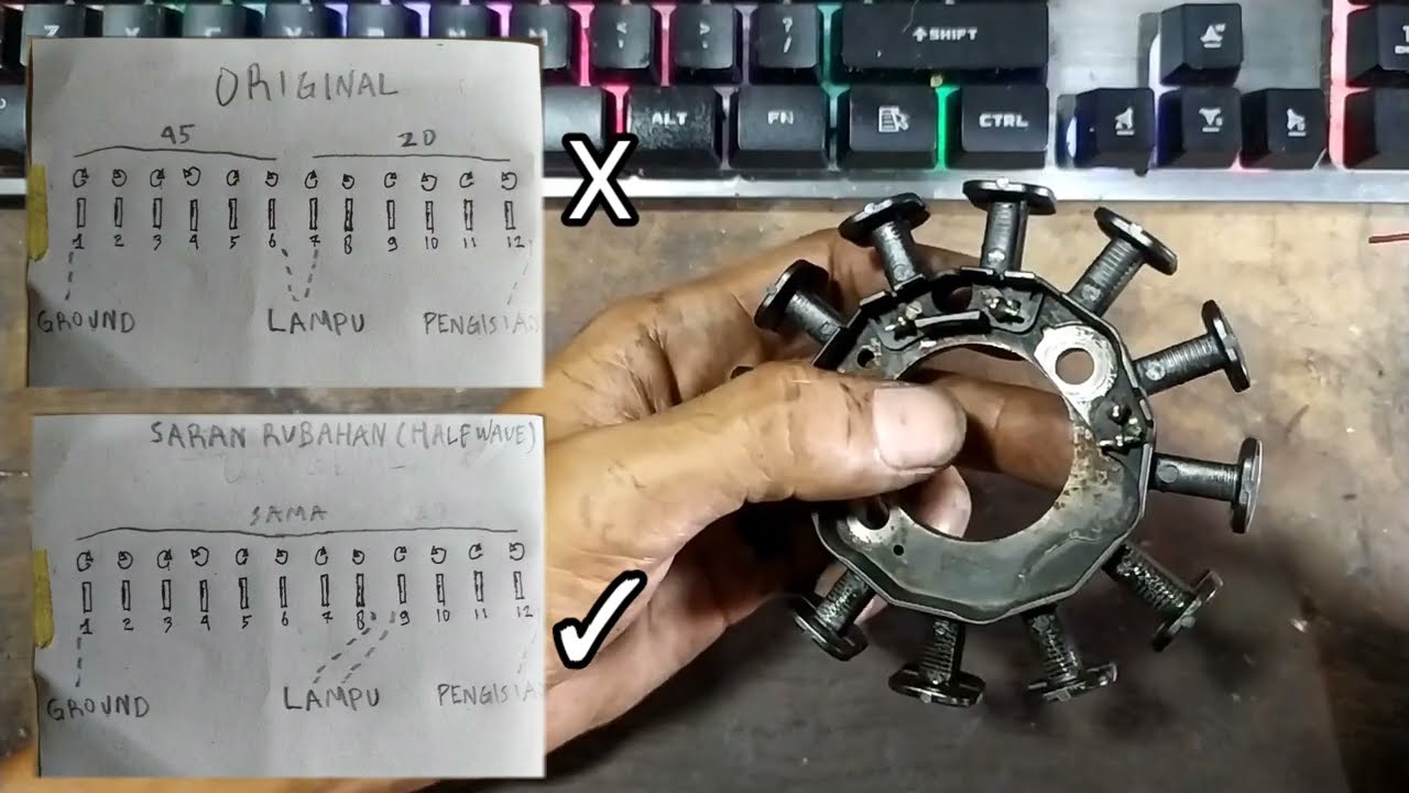 Cara Gulung Spul Honda Revo Absolut Fit Karburator Karbu HalfWave / Fullwave