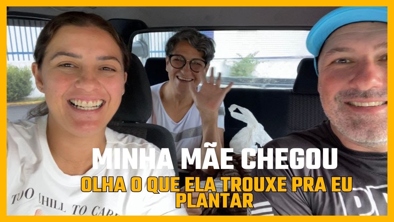 Minha mãe veio me visitar 🥹 olha o que ela trouxe pra eu plantar 🌱 | vida no sítio