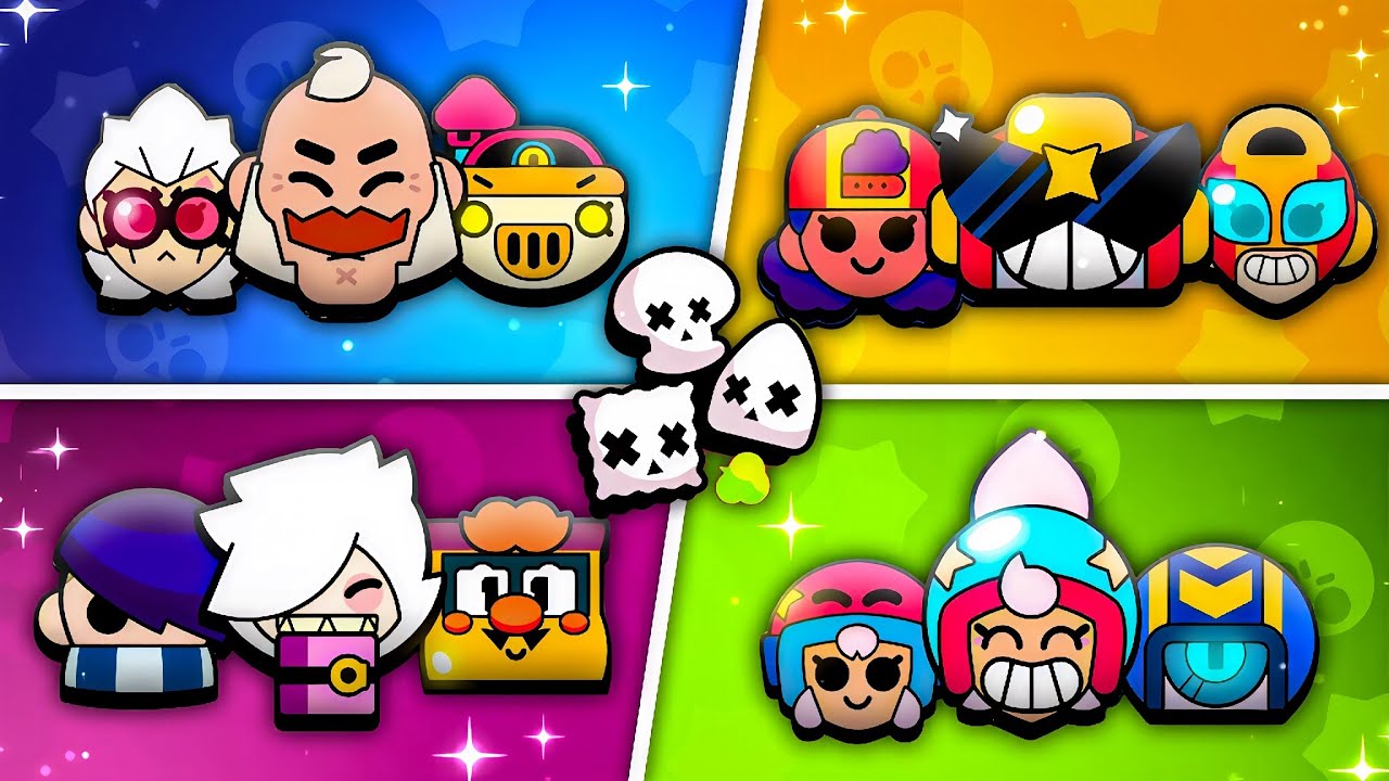 Видео заканчивается, когда я выиграю все трио чемпионов в игре! (BrawlStars)