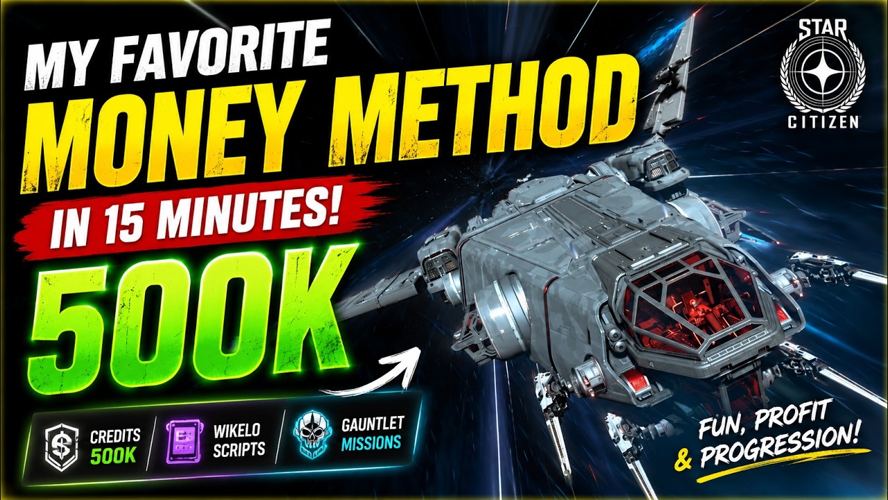 500 тысяч за 15 минут! Мой любимый способ заработка в Star Citizen 4.8!