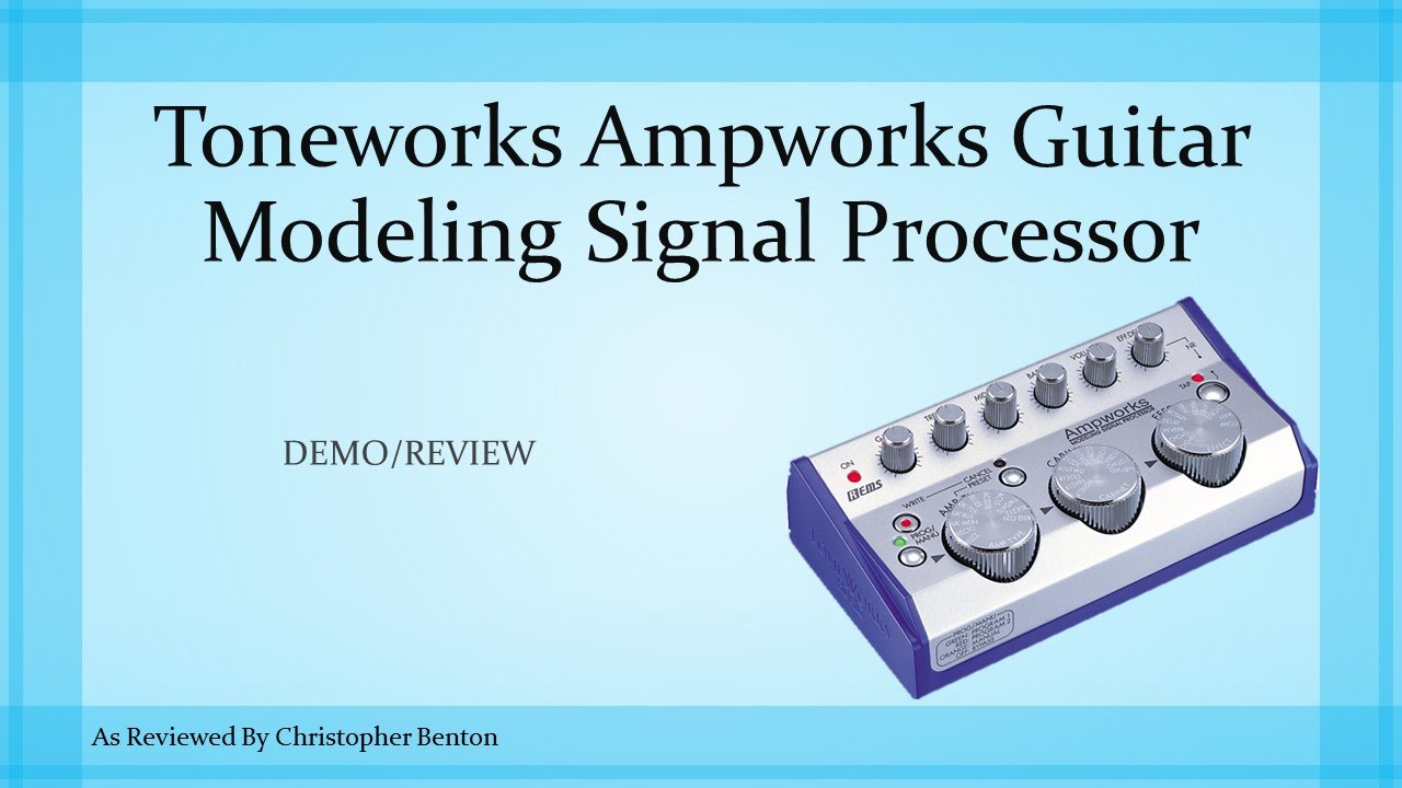 Korg Toneworks Ampworks Guitar Modeling Signal Processor