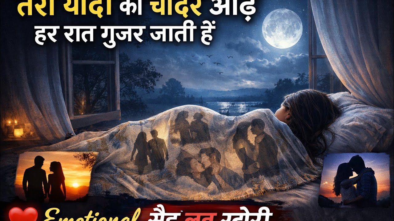 तेरी यादों की चादर ओढ़े हर रात गुजर जातीहै#sadsong  #brokenheart #music #song #bollywoodsongs #viral