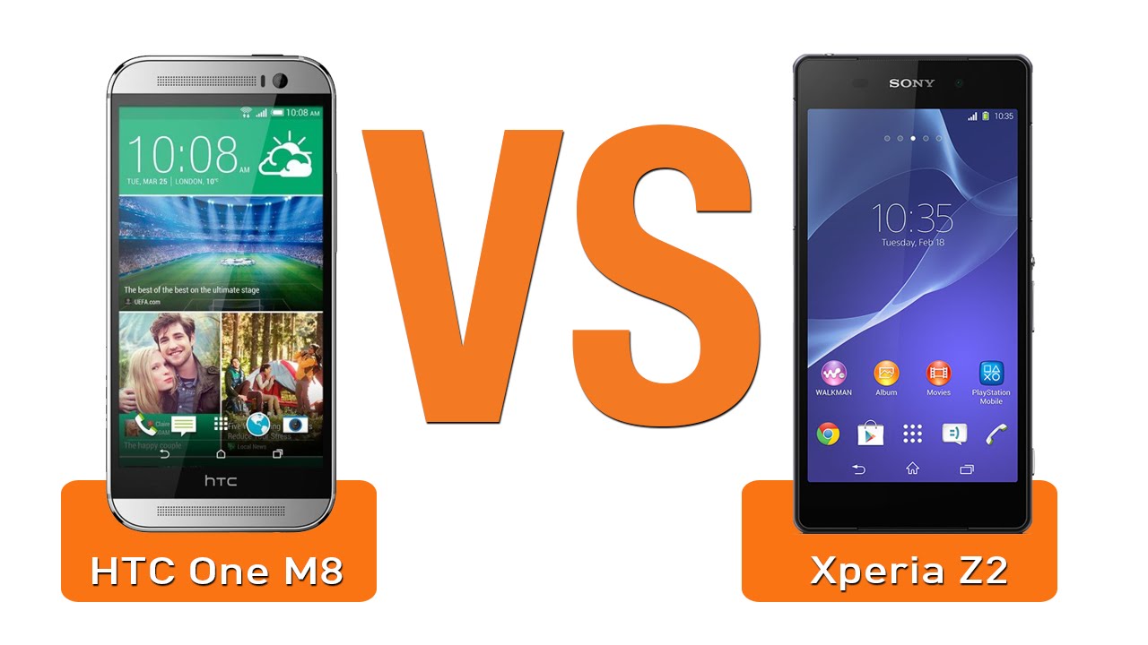 مقارنة هاتف اتش تي سي ام 8 و اكسبيريا زد 2 - HTC One M8 VS Sony Xperia Z2