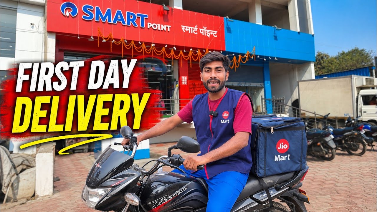 Jiomart Delivery Job First Day | Jiomart Delivery Partner | Jiomart Delivery Boy Earning