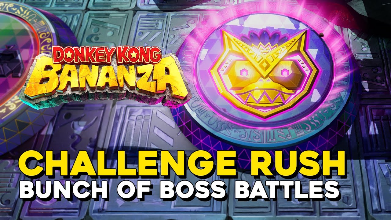 Donkey Kong Bananza Challenge Rush Bunch Of Boss Battles