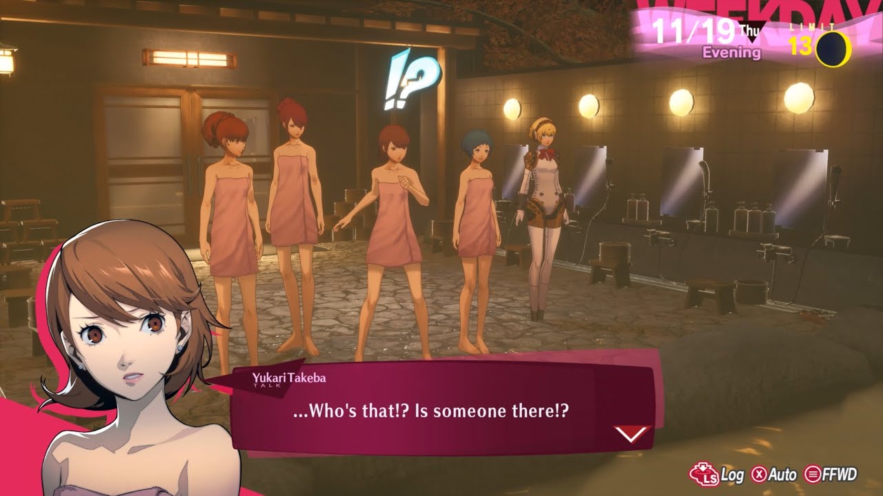 Persona 3 Reload - (FeMC Mod) 2.0 Full Hot Spring Events (Both Outcomes)