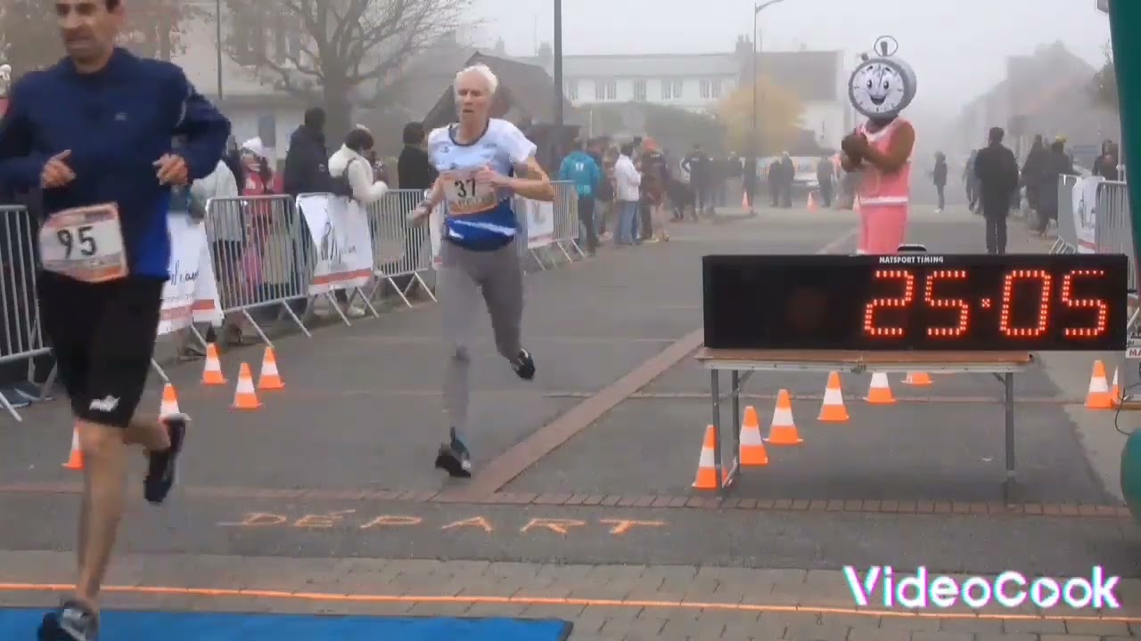 Les arrivés des 5km de la Corrida de Marcelcave édition 2022