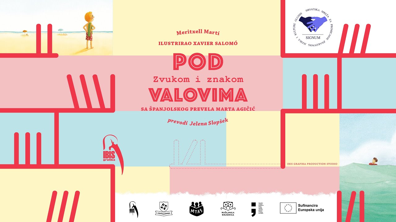 Pod valovima (Slikovnica na znakovnom jeziku)