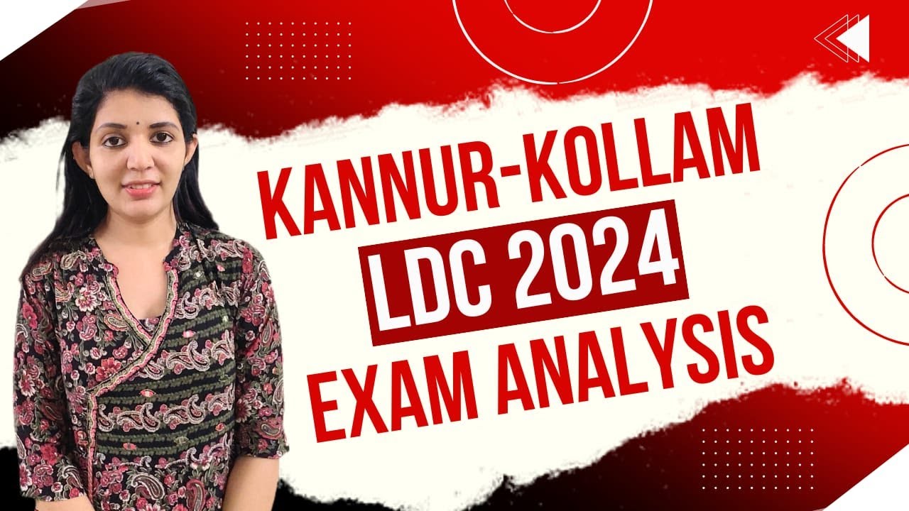 LDC Kannur and Kollam English Answer Key 2024 | LDC  Answer Key 2024 Today | Sruthys learning square