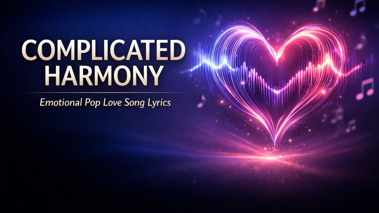 Complicated Harmony – Emotional Pop Love Song Lyrics | Deep Feelings & Imperfect Love