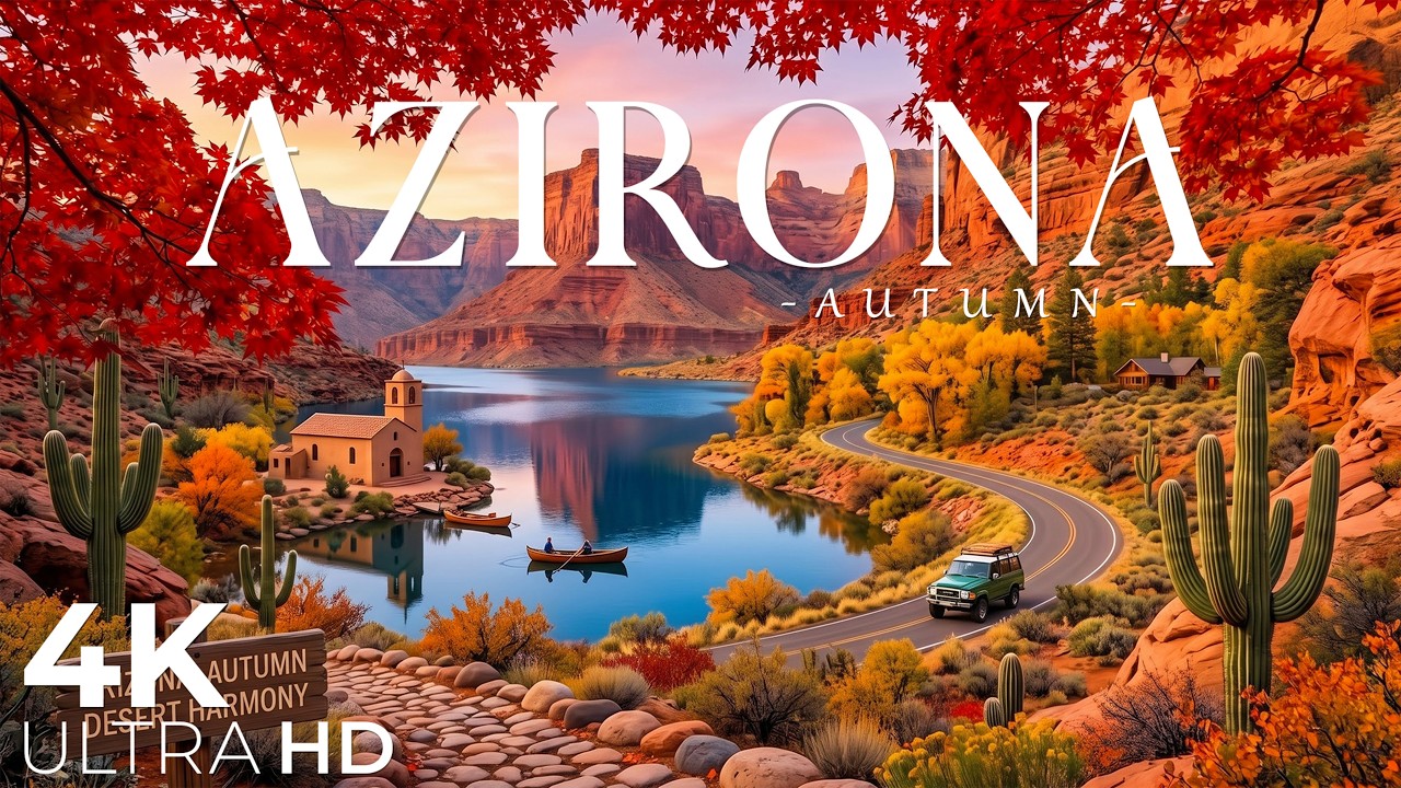 Arizona Autumn 4K 🍁 | Discover the Beauty of Fall Colors, Scenic Mountains & Breathtaking Landscapes