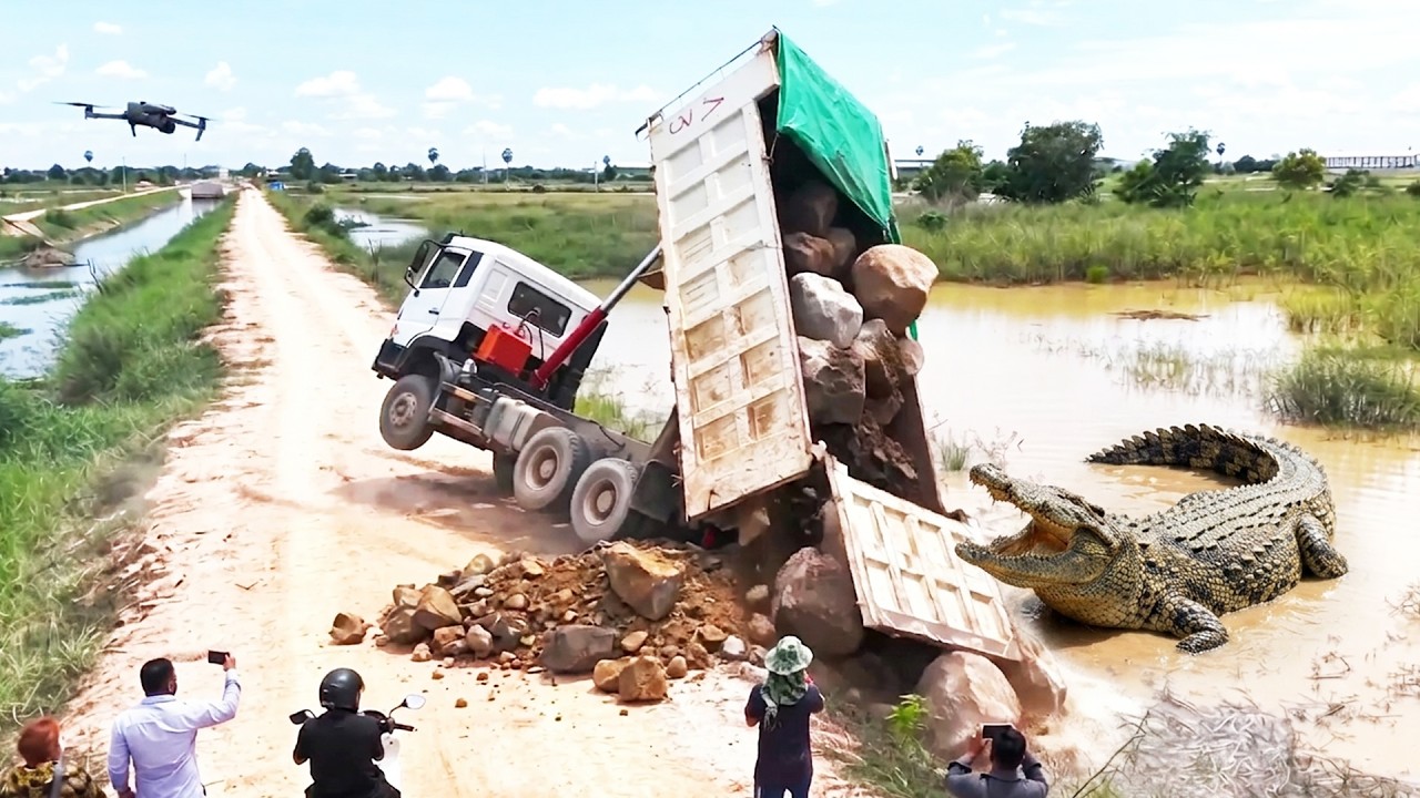 WOW! One of the Toughest Land Filling Projects Ever! Operations in an Extremely Challenging Location