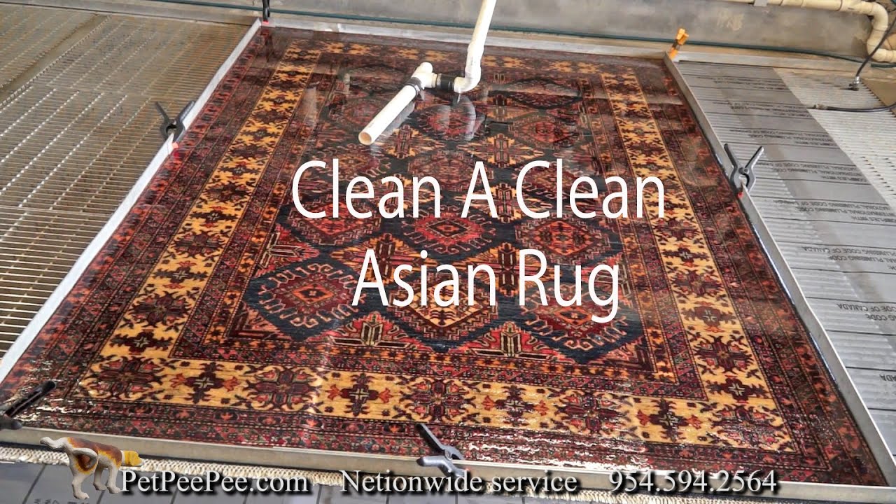 Cleaning a Clean Asian rug