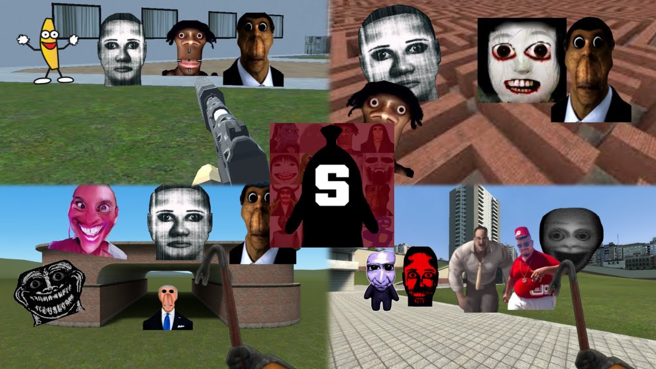 nuevo juego de nextbots (memes shooter in sandbox mod) #nextbots #shooter #gameplay