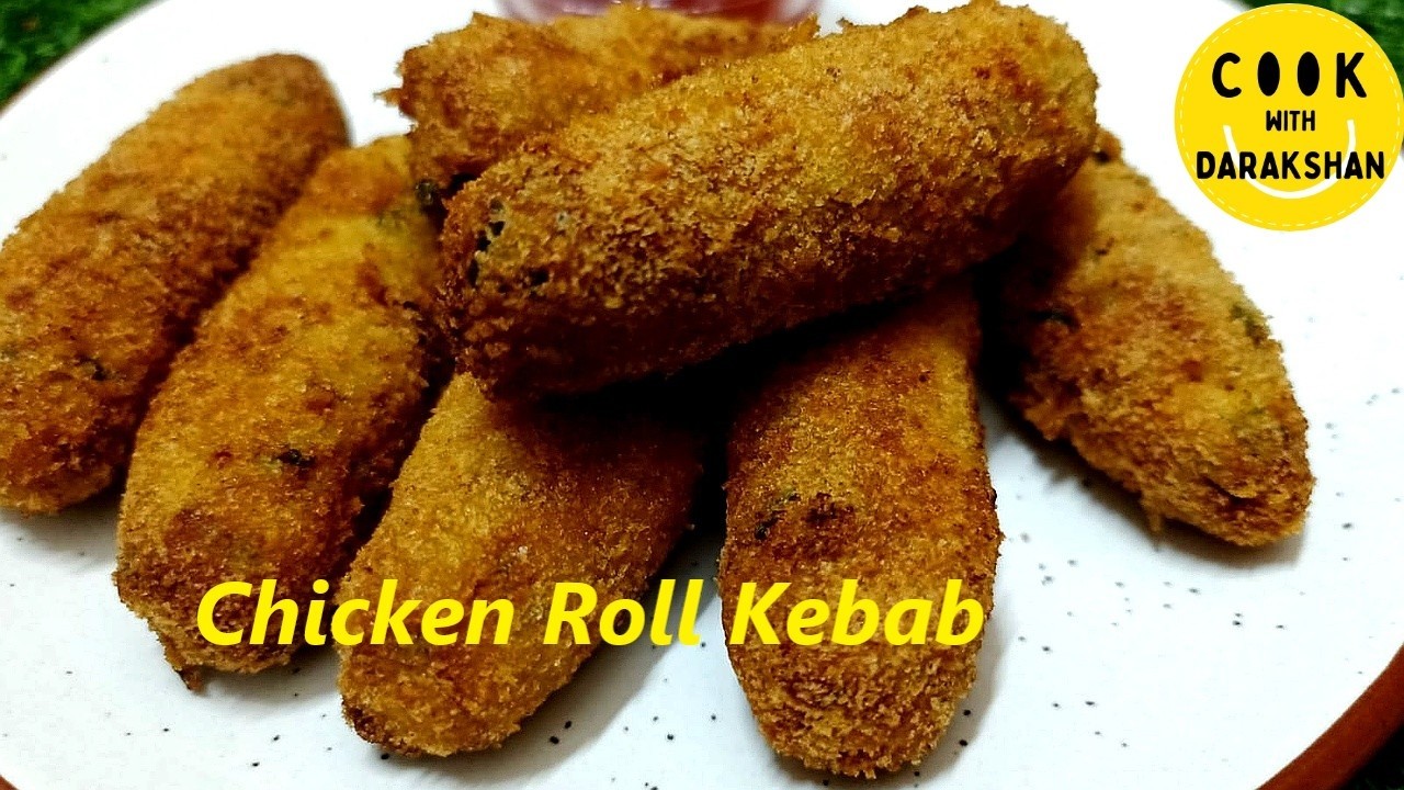 Crispy Chicken Roll Kebab Recipe | Perfect Ramadan Iftar Snack