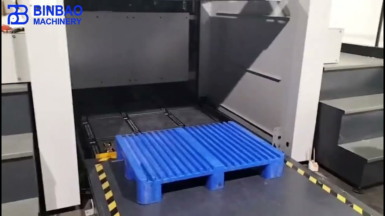 How to unload gift packaging box paper sheets from fully automatic sheeter machine？