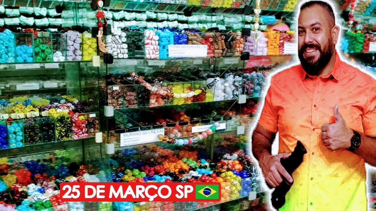 Onde comprar peças para montagem de artesanato e bijuteria  25 de março - loja Magnatos Bijoux