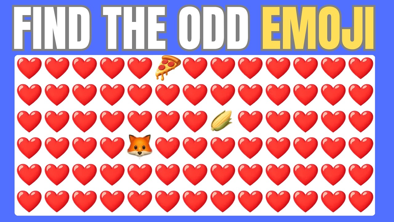 Find the ODD One Out! | Emoji Quiz  Easy, Medium, Hard  | 31 Levels |  Bird Quiz