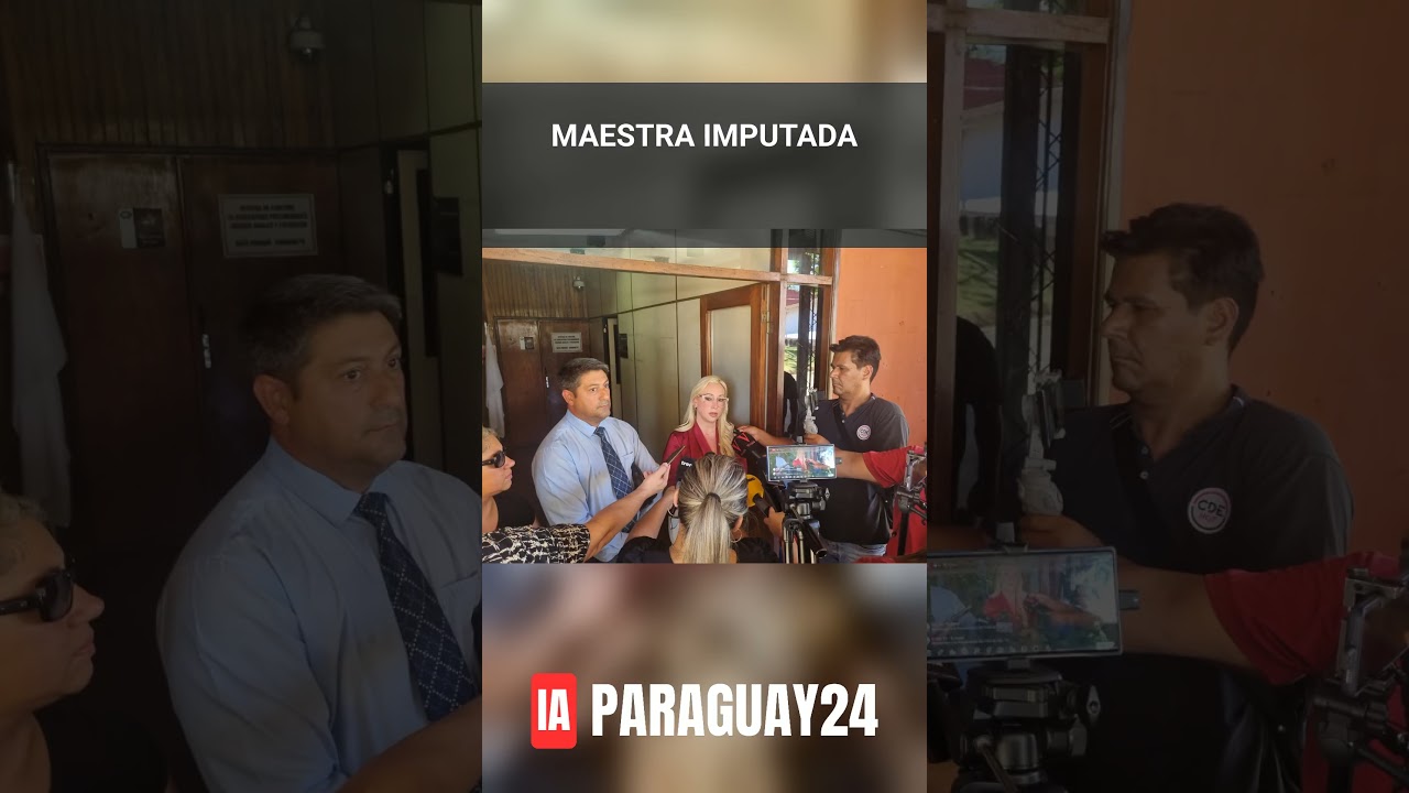 Profe IMPUTADA tras suicidio de ni&ntilde;o por bullying 🚨 #paraguay