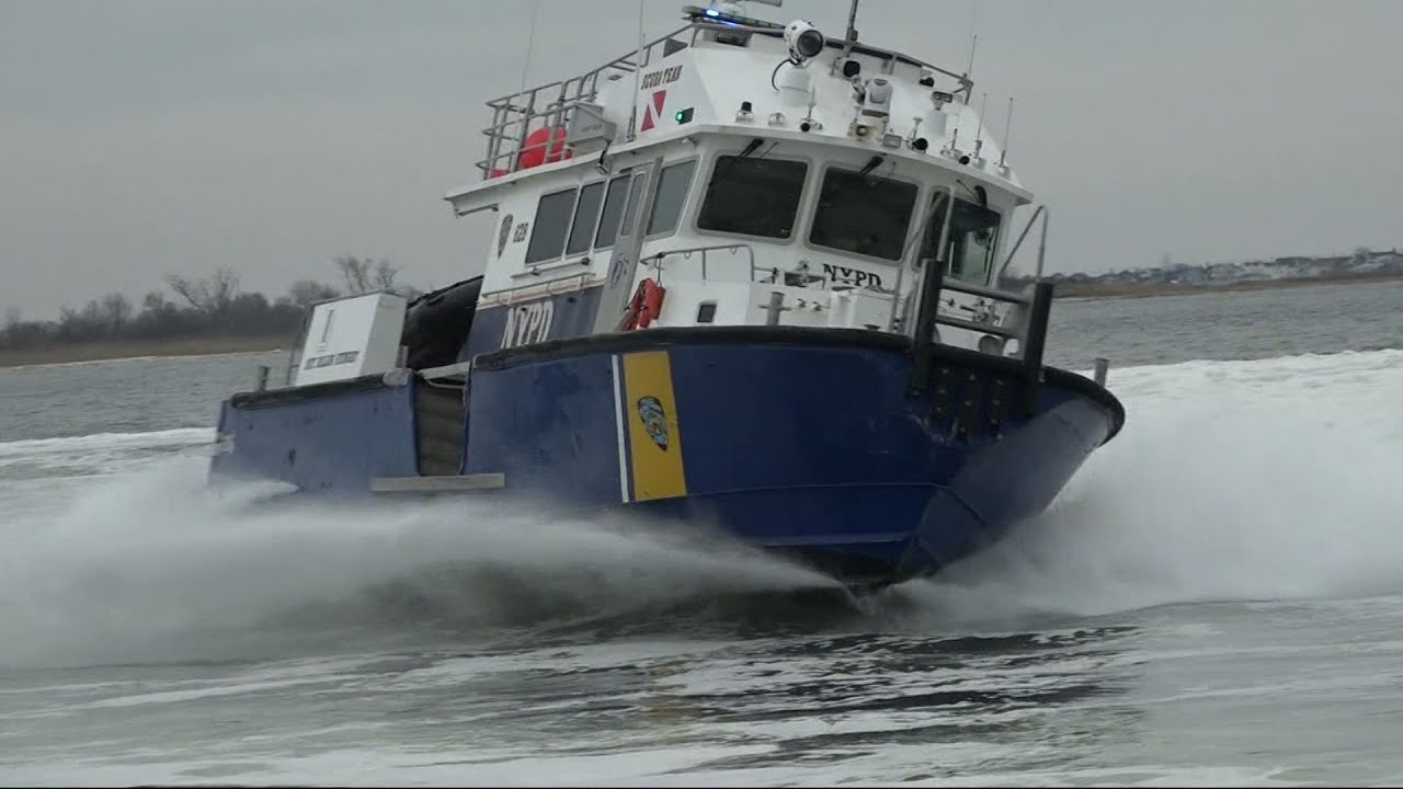 NYPD officers rescue injured fisherman off the coast of Jones Beach