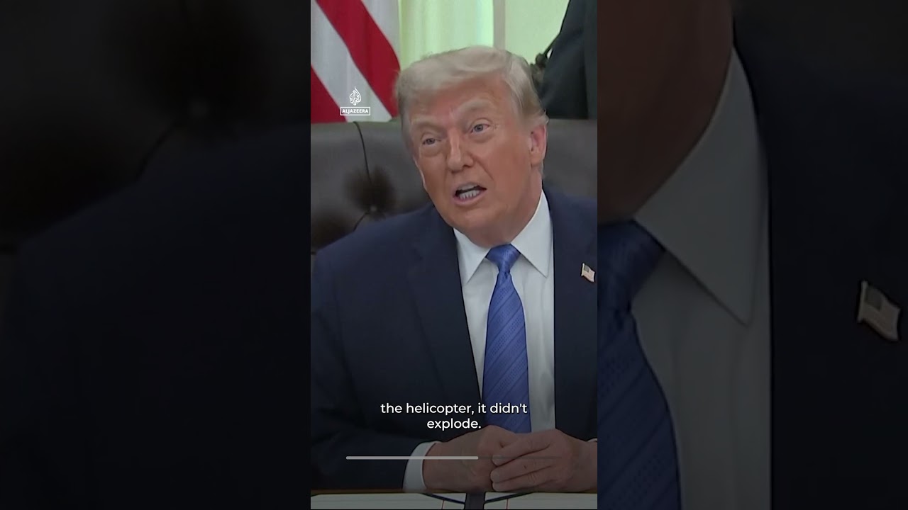 Trump warns of more attacks on Iran after US Apache helicopter downing