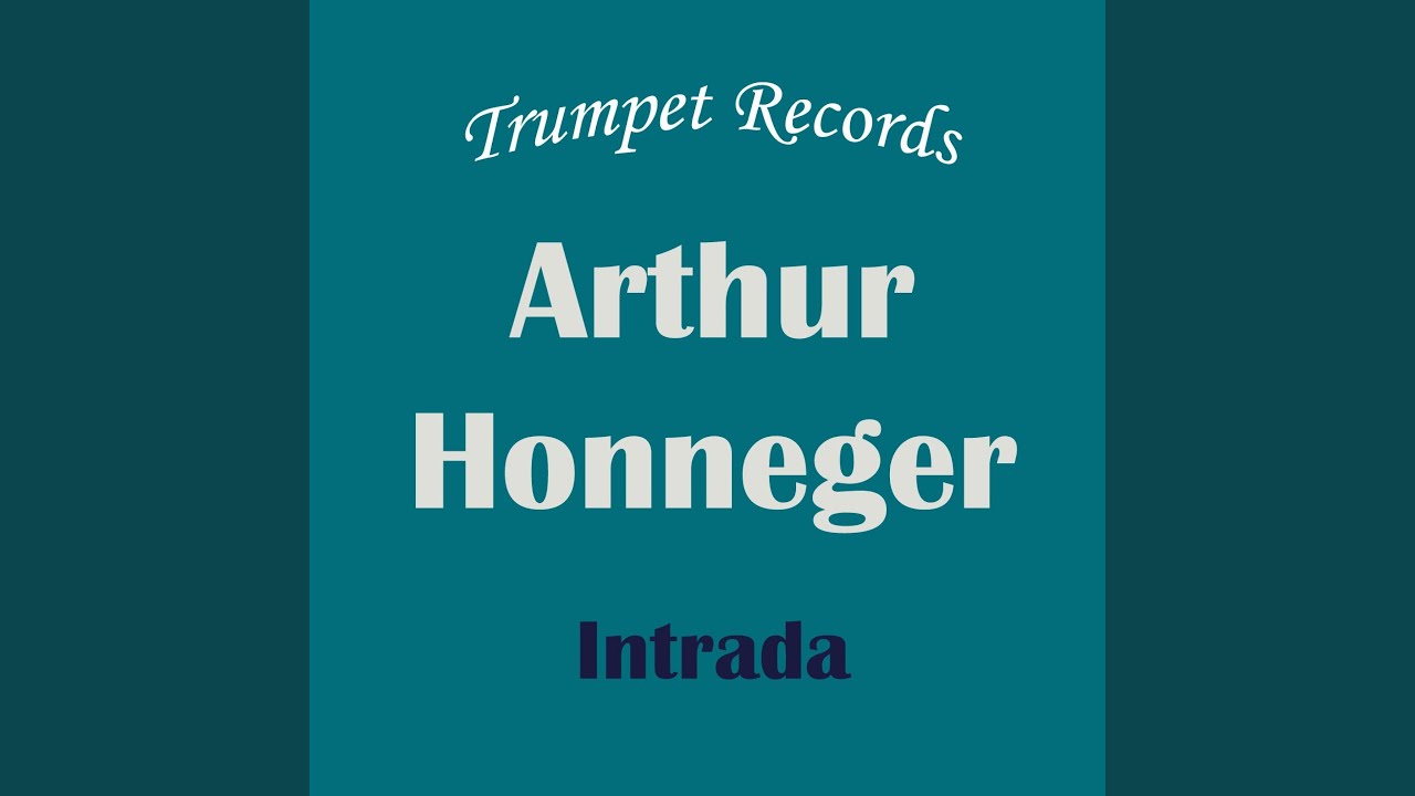 Arthur Honegger: Intrada: Accompaniment, Play along, Backing track