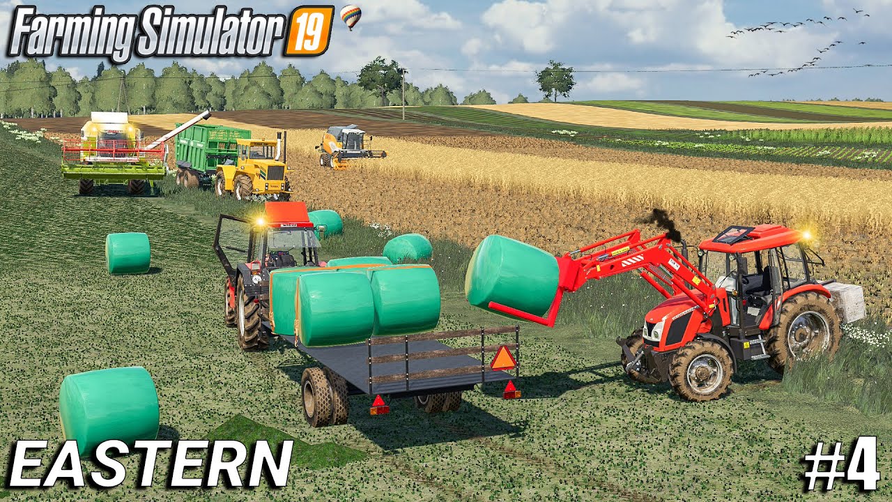 Loading Alfalfa Silage and Triticale Harvest | Farming on Eastern | Farming Simulator 19 | Episode 4