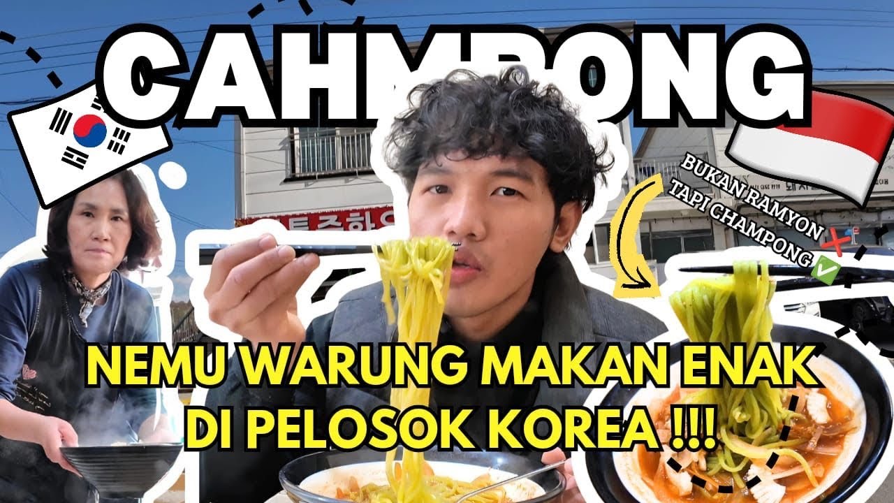 SARAPAN DI WARUNG PELOSOK KOREA??🇰🇷- PORSINYA JUMBO BANGET GILA!!!