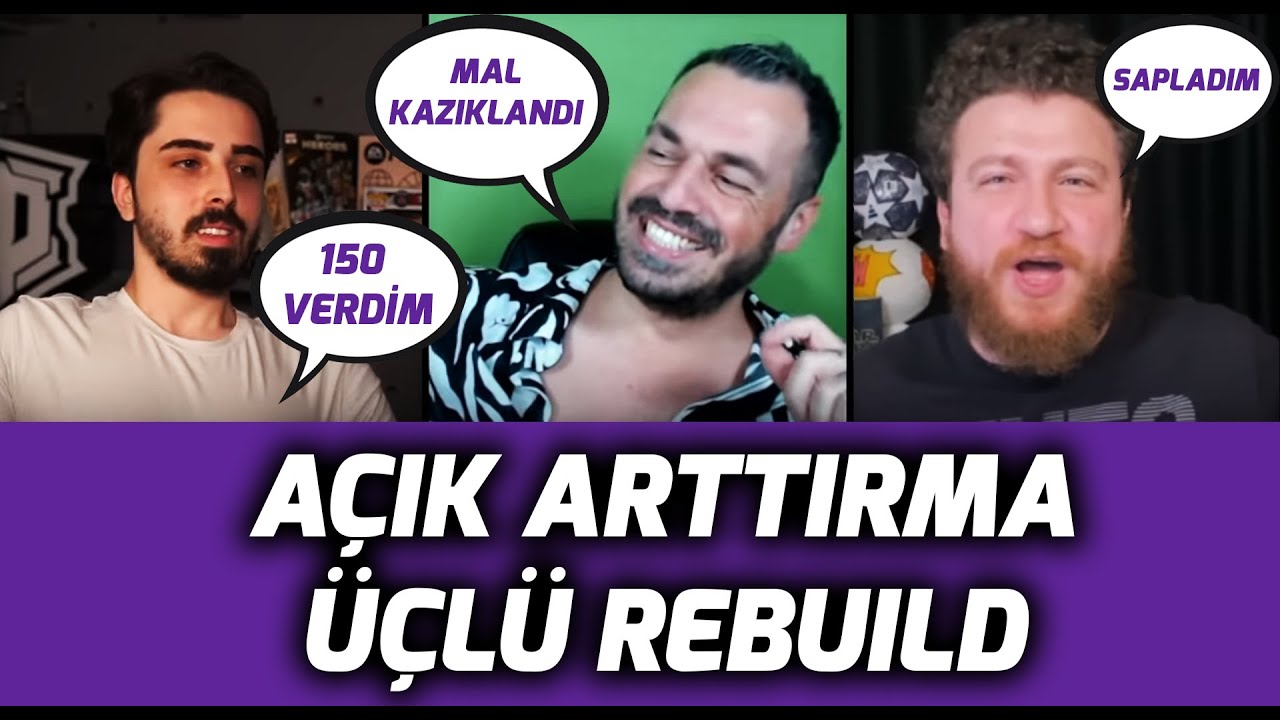 AÇIK ARTTIRMA ÜÇLÜ REBUILD // FİFA 23 KARİYER MODU / @UKarakullukcu @ardenpapazyan