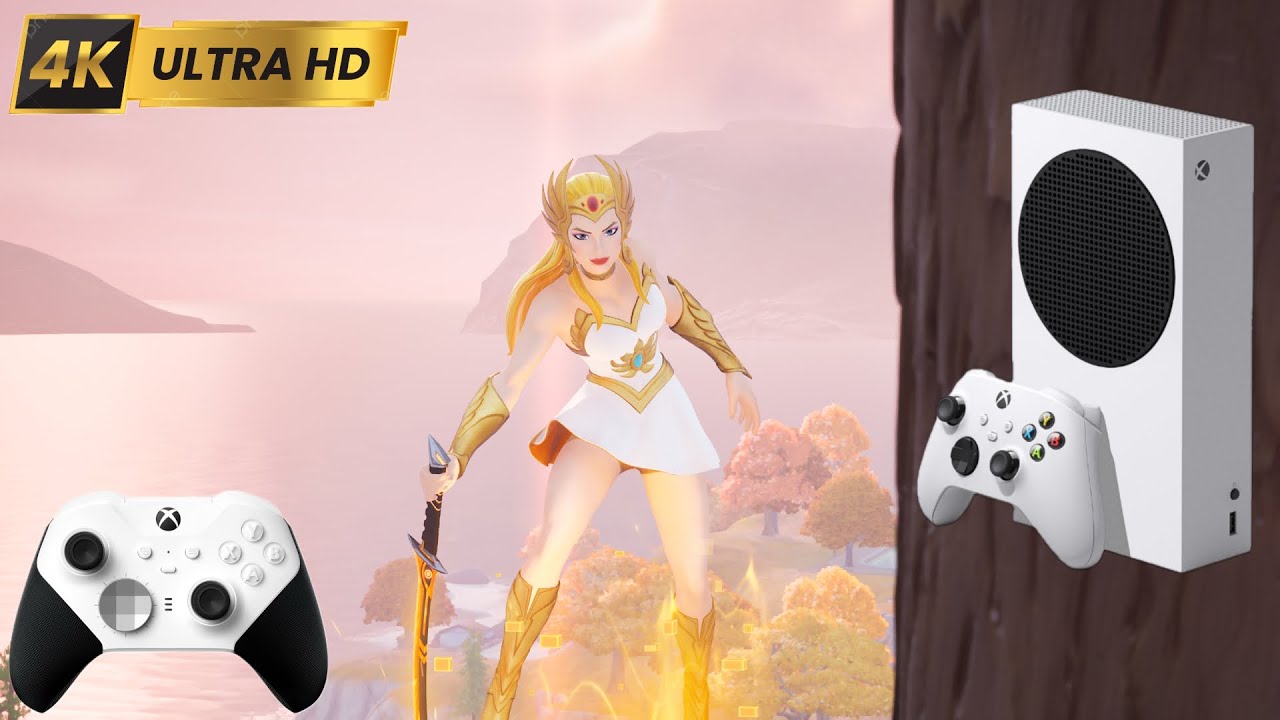 Fortnite SHE-RA Skin Gameplay Chapter 7 Season 3 (Masters Of The Universe) Xbox Series S (120 FPS)