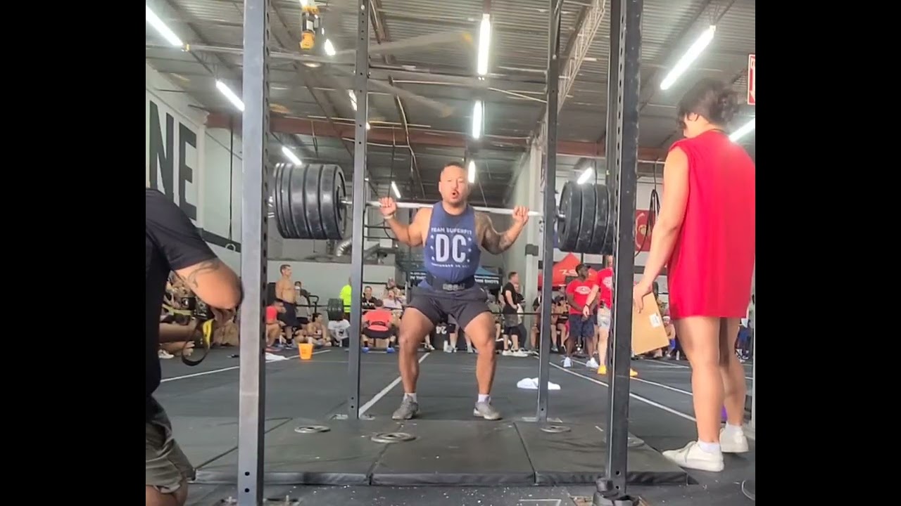 2025 TFX @ skyline crossfit Master division wod 3