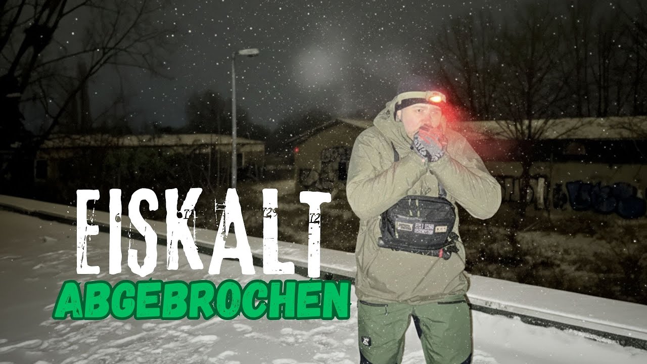 LOST PLACE OVERNIGHTER eskaliert – Sturm, Schnee & eisige Kälte zwingen mich zum Abbruch