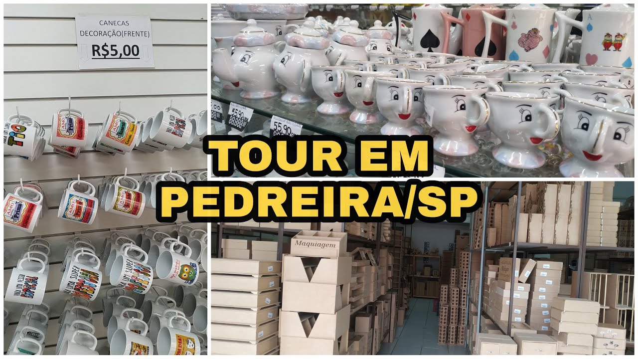 TOUR: LOJAS EM PEDREIRA/SP CERÂMICAS e Decorações