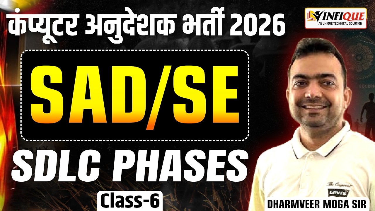 Complete SDLC in One Video | Software Development Life Cycle l |Rajasthan Computer Anudeshak 2026 💻